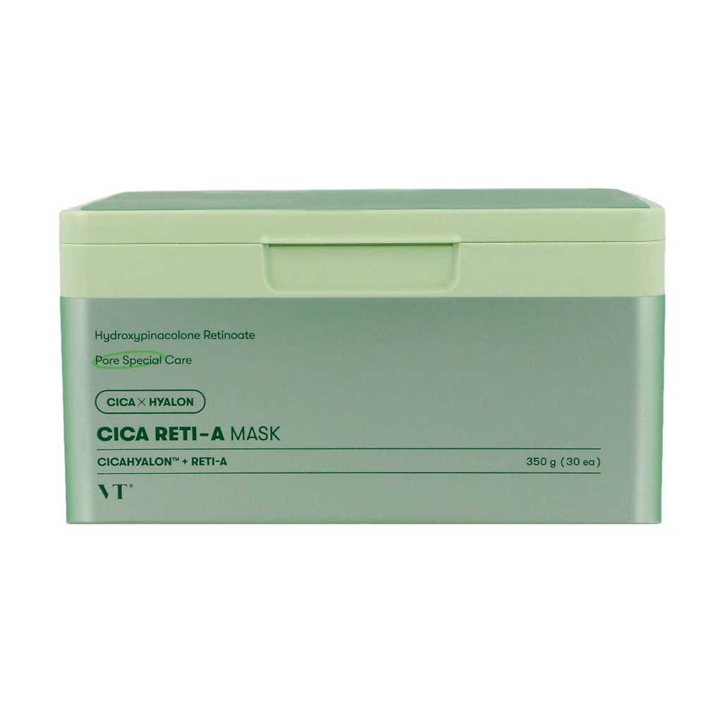 Тканинна маска для обличчя VT Cosmetics Cica Reti-A Mask, 350 г, 30 шт